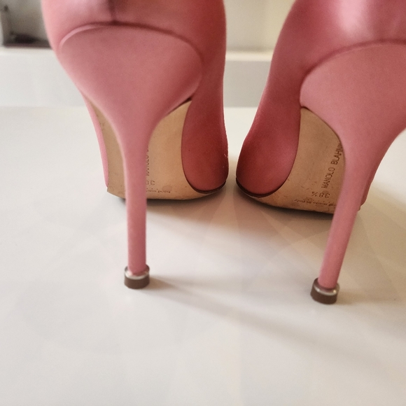 🥳SOLD!!!!🥳 Manolo Blahnik Hangisi Pink EU 38.5 - Picture 6 of 10